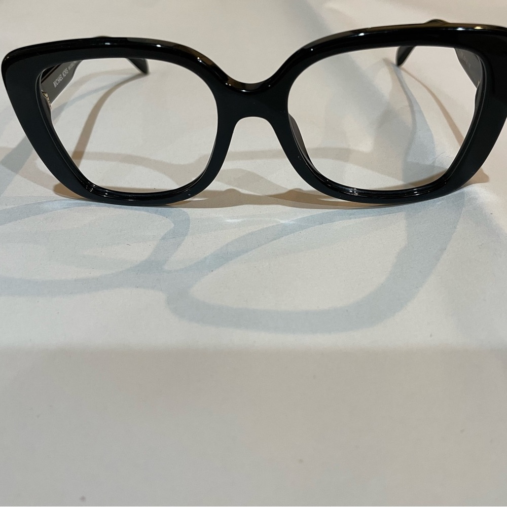 Michael Kors Women's Glossy Black Cat-Eye Glasses